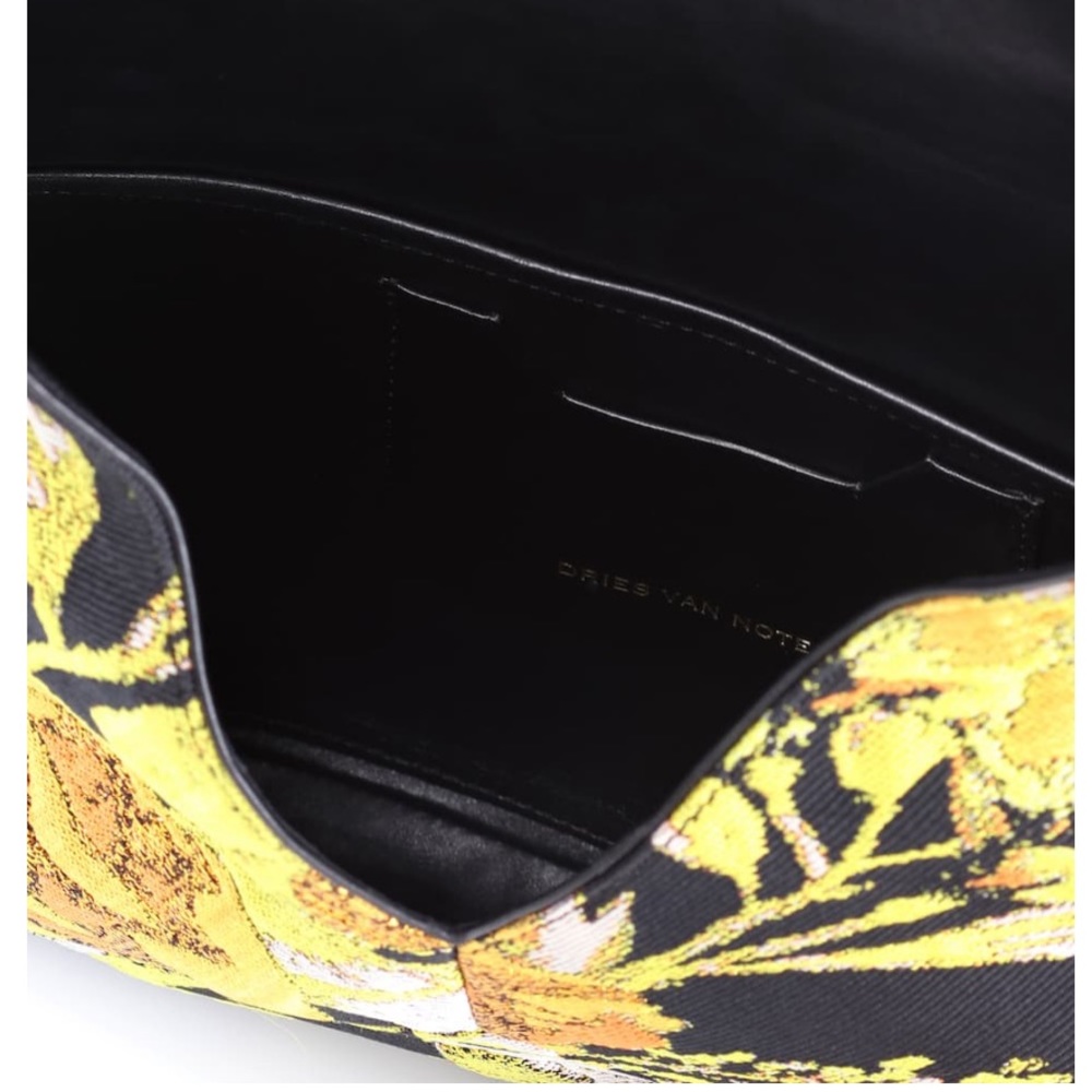 Dries Van Noten Floral Jacquard Envelope Clutch - Picture 4 of 6